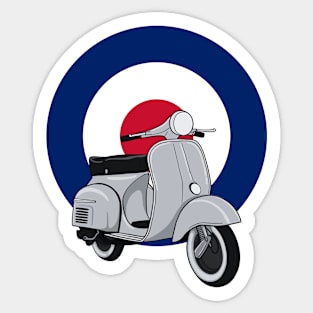 Mod Scooter Roundel Design Sticker